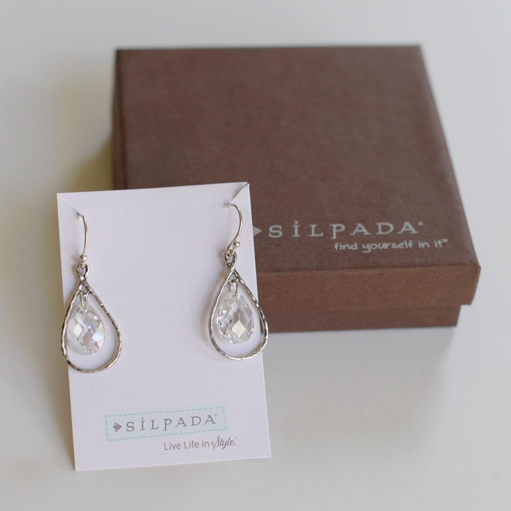 NEVER WORN Silpada Earrings with original box